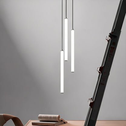 Modern Minimalist Long Strip LED Stairs Pendant Lights