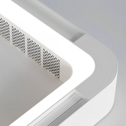 Modern Minimalist Mainless Lighting LED Bladeless Ceiling Fan Light