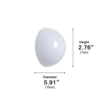 Modern Minimalist Moon Half-Dome LED Wall Sconce