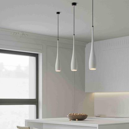 Modern Minimalist Water Drop Indoor Concrete LED Pendant Lights