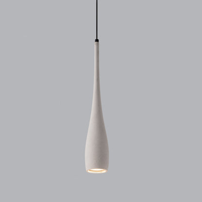 Modern Minimalist Water Drop Indoor Concrete LED Pendant Lights