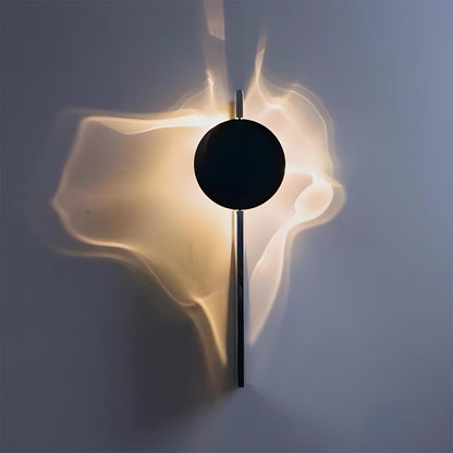 Modern Minimalist Water Waves Rotatable LED Wall Sconce