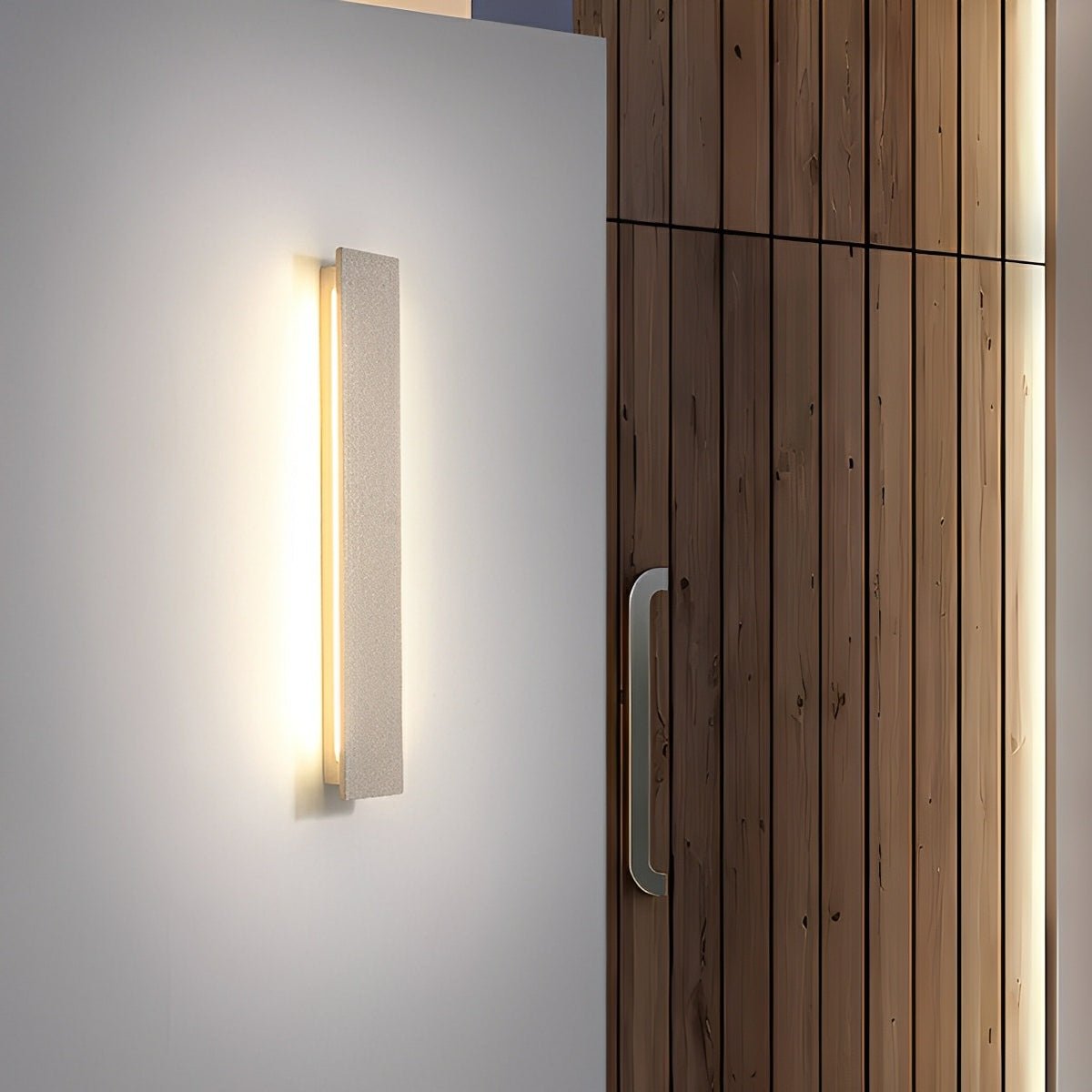 Modern Minimalist Waterproof Outdoor Concrete LED Porch Lights