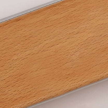 Modern Minimalist Wood Down LED Long Strip Indoor Wall Sconce