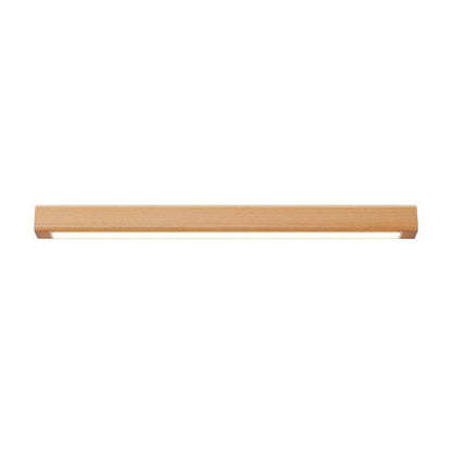 Modern Minimalist Wood Down LED Long Strip Indoor Wall Sconce