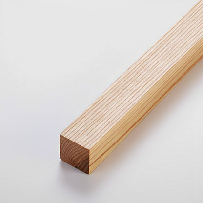 Modern Minimalist Wood Plug In LED Long Strip Floor Lamp