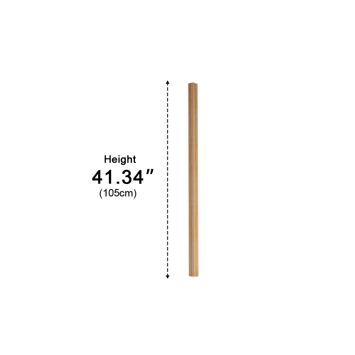 Modern Minimalist Wood Plug In LED Long Strip Floor Lamp