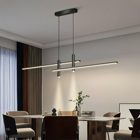Modern MinimalistLED Long Strip Indoor Pendant Lights