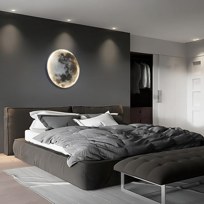 Modern Moon Creative Art Decor LED Indoor Wall Sconce