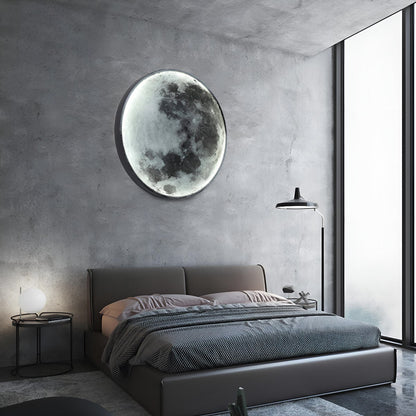 Modern Moon Creative Art Decor LED Indoor Wall Sconce
