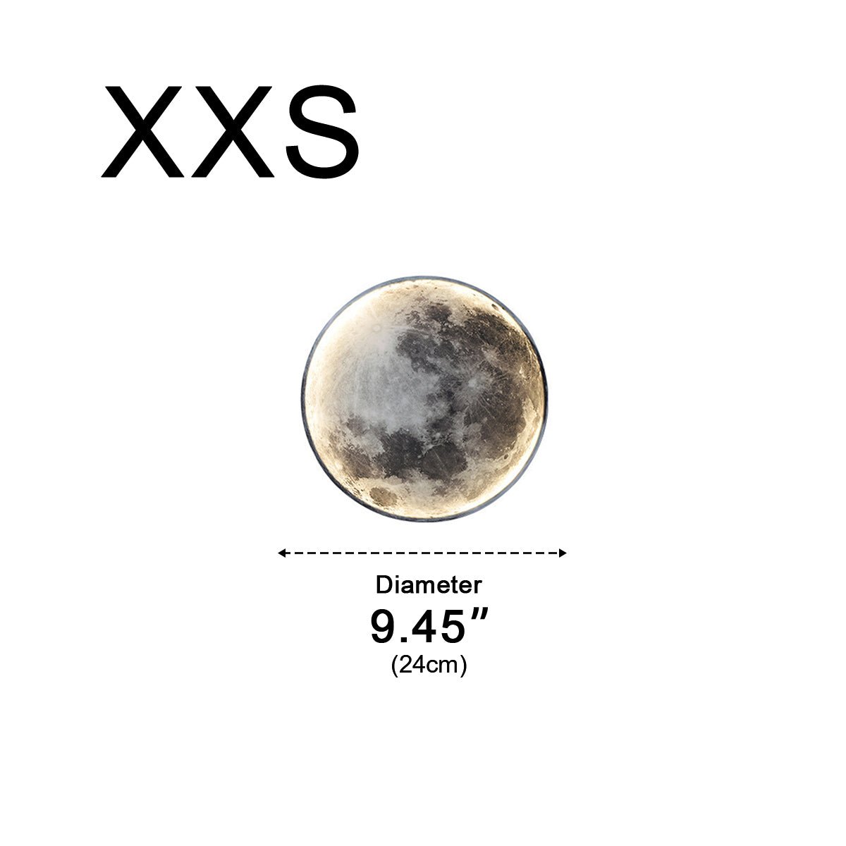 Modern Moon Creative Art Decor LED Indoor Wall Sconce