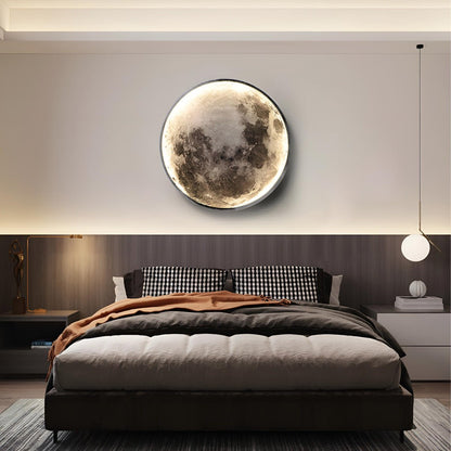 Modern Moon Creative Art Decor LED Indoor Wall Sconce