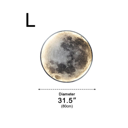 Modern Moon Creative Art Decor LED Indoor Wall Sconce