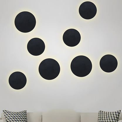 Modern Moon Eclipse Creative LED Indoor Wall Sconce