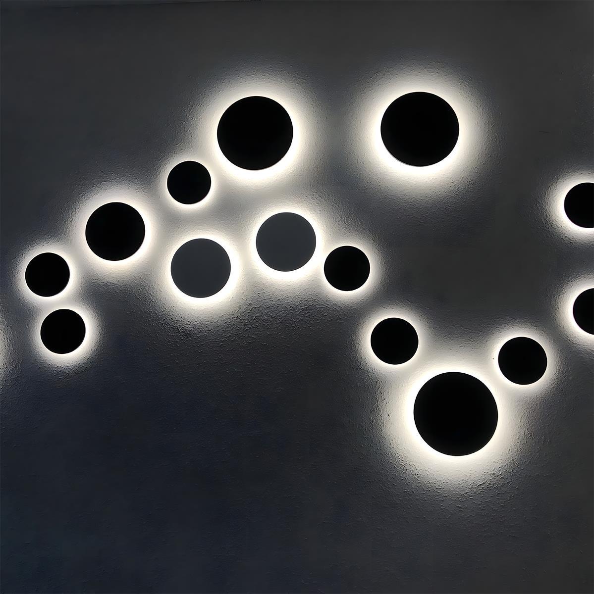 Modern Moon Eclipse Creative LED Indoor Wall Sconce