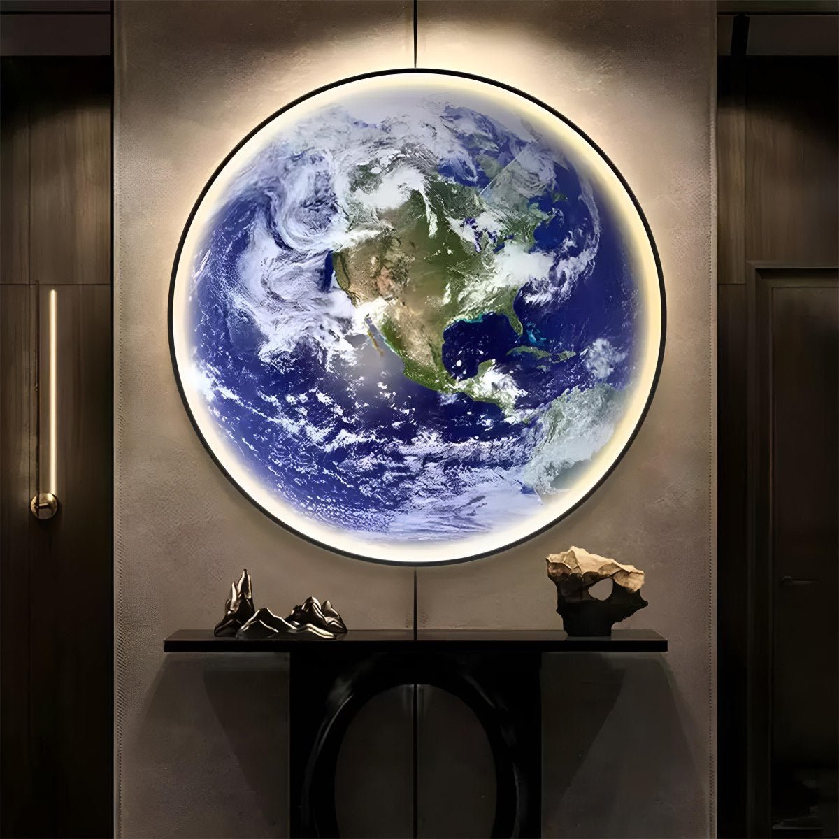 Modern Planet Earth Creative Art Decor LED Wall Sconce