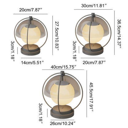 Modern Waterproof Globe Planet LED Outdoor Post Lights
