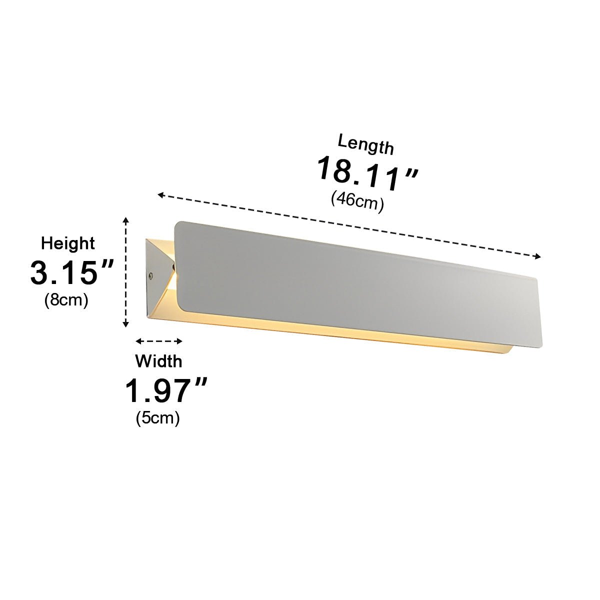 Modern Strip Up and Down LED Wall Sconces