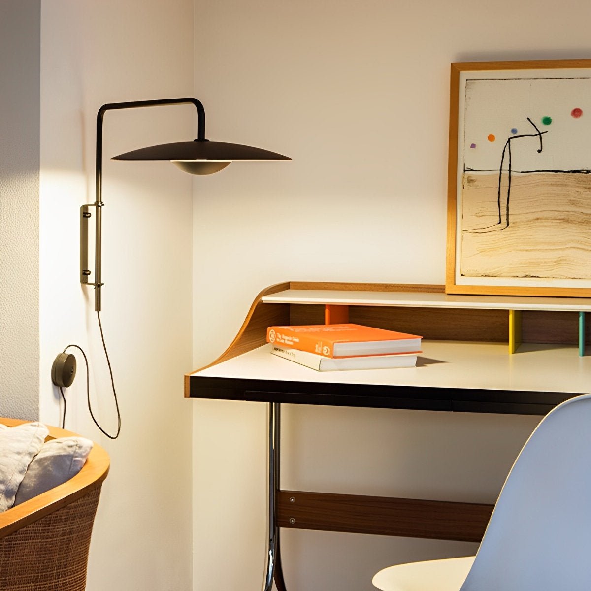 Modern Swing Arm Umbrella Wall Sconces Lamp