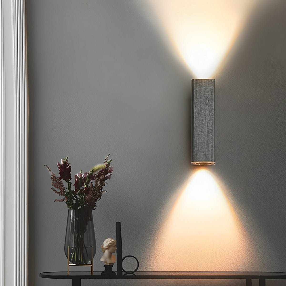 Modern Up&Down COB Long Strip Indoor Wall Sconces