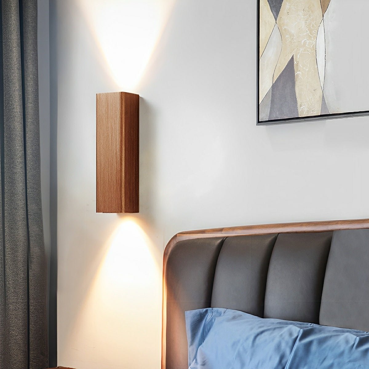 Modern Up&Down COB Long Strip Indoor Wall Sconces