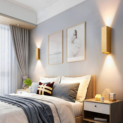 Modern Up&Down COB Long Strip Indoor Wall Sconces