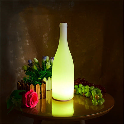 Modern Waterproof Beer Bottle RGB LED Table Lamp