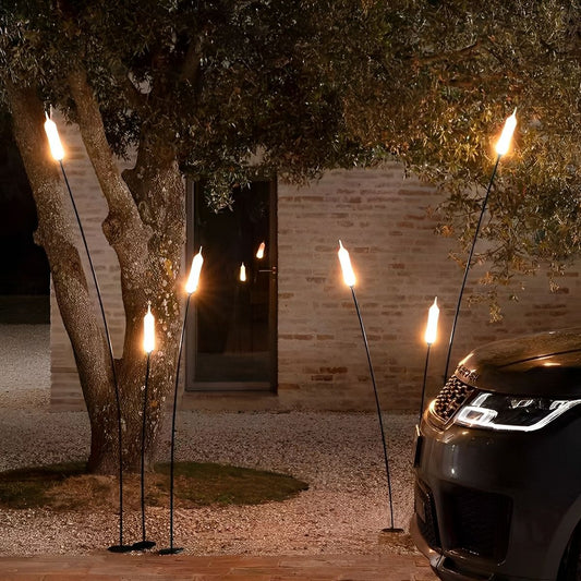 Modern Waterproof Cattail-Shaped LED Outdoor Landscape Pathway Lights