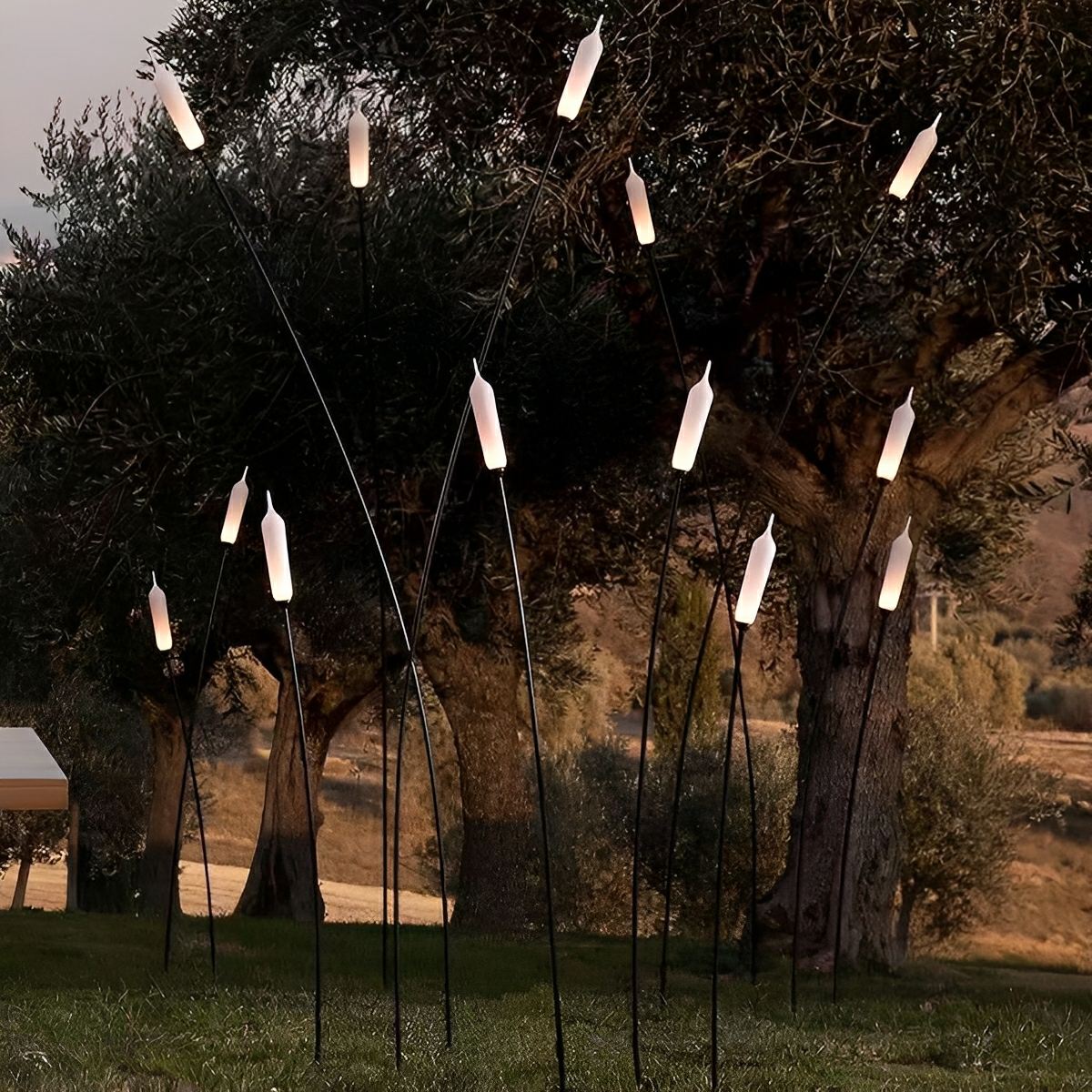 Modern Waterproof Cattail-Shaped LED Outdoor Landscape Pathway Lights