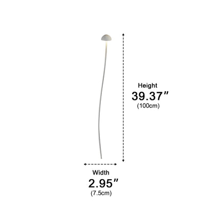Modern Waterproof Minimalist Mushroom Stainless Steel LED Outdoor Landscape Lights