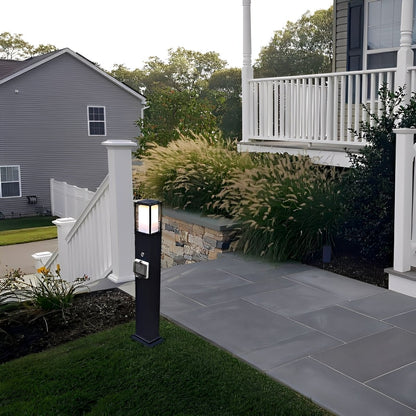 Modern Waterproof Outdoor LED Landscape Path Lights with Socket Charging Station