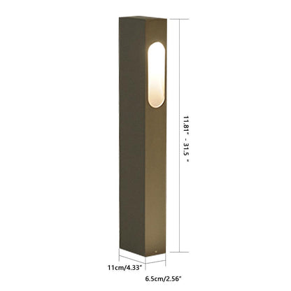 Modern Waterproof Rectangular COB Outdoor Lawn Landscape Lighting