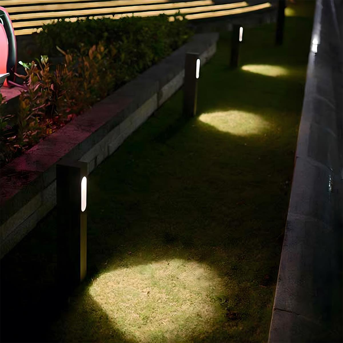 Modern Waterproof Rectangular COB Outdoor Lawn Landscape Lighting