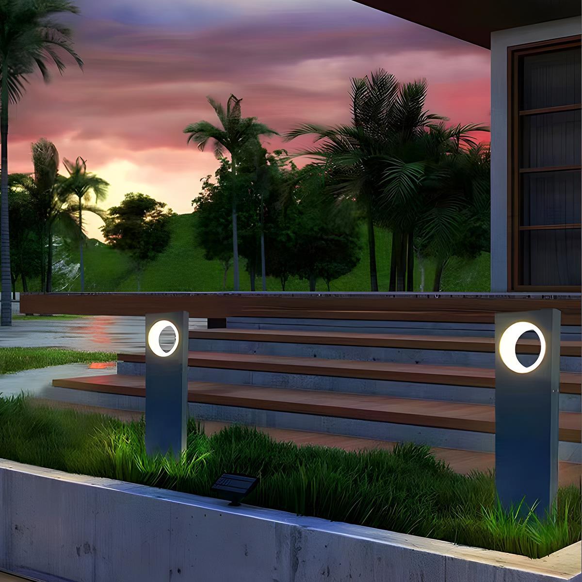 Modern Waterproof Ring-Round LED Outdoor Lawn Landscape Lighting