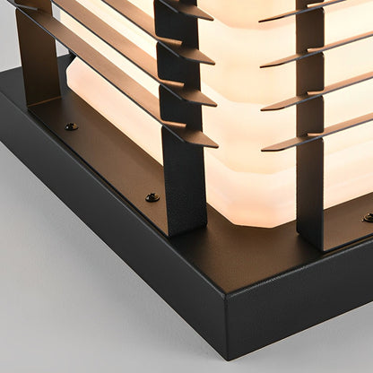 Modern Waterproof Square Fence LED Outdoor Post Lights