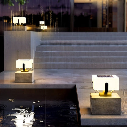 Modern Waterproof Square LED Outdoor Post Lights