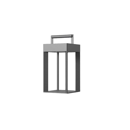 Modern Waterproof Solar&Rechargeable Rectangular LED Outdoor Floor Lamp