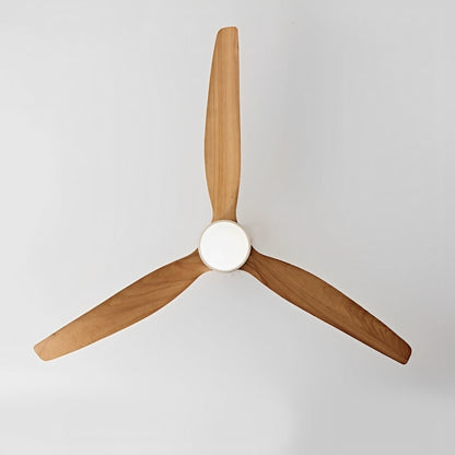 Modern Wood Grain 6-Speed Reverse Fan Ceiling Fan Light