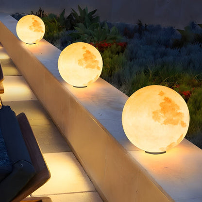 Moon Waterproof LED Modern Fence Post Caps Lights