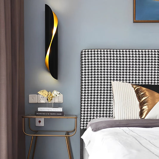 Nordic Unique Metal Up and Down Wall Bedside Industrial Wall Sconce Fixture