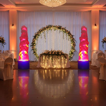 Outdoor Fake LED Flame Light Effects Lighting Christmas Bonfire Party Decor