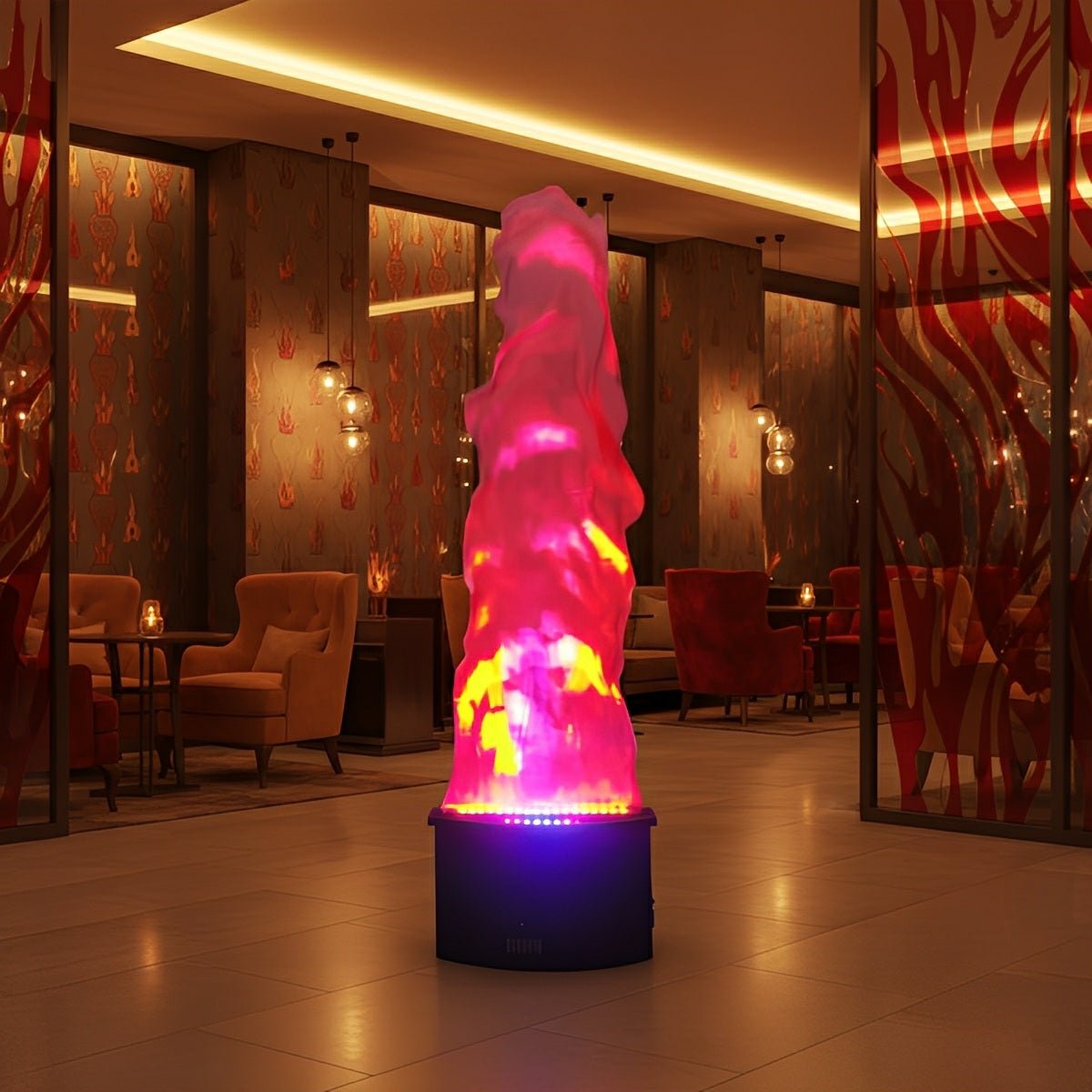 Outdoor Fake LED Flame Light Effects Lighting Christmas Bonfire Party Decor