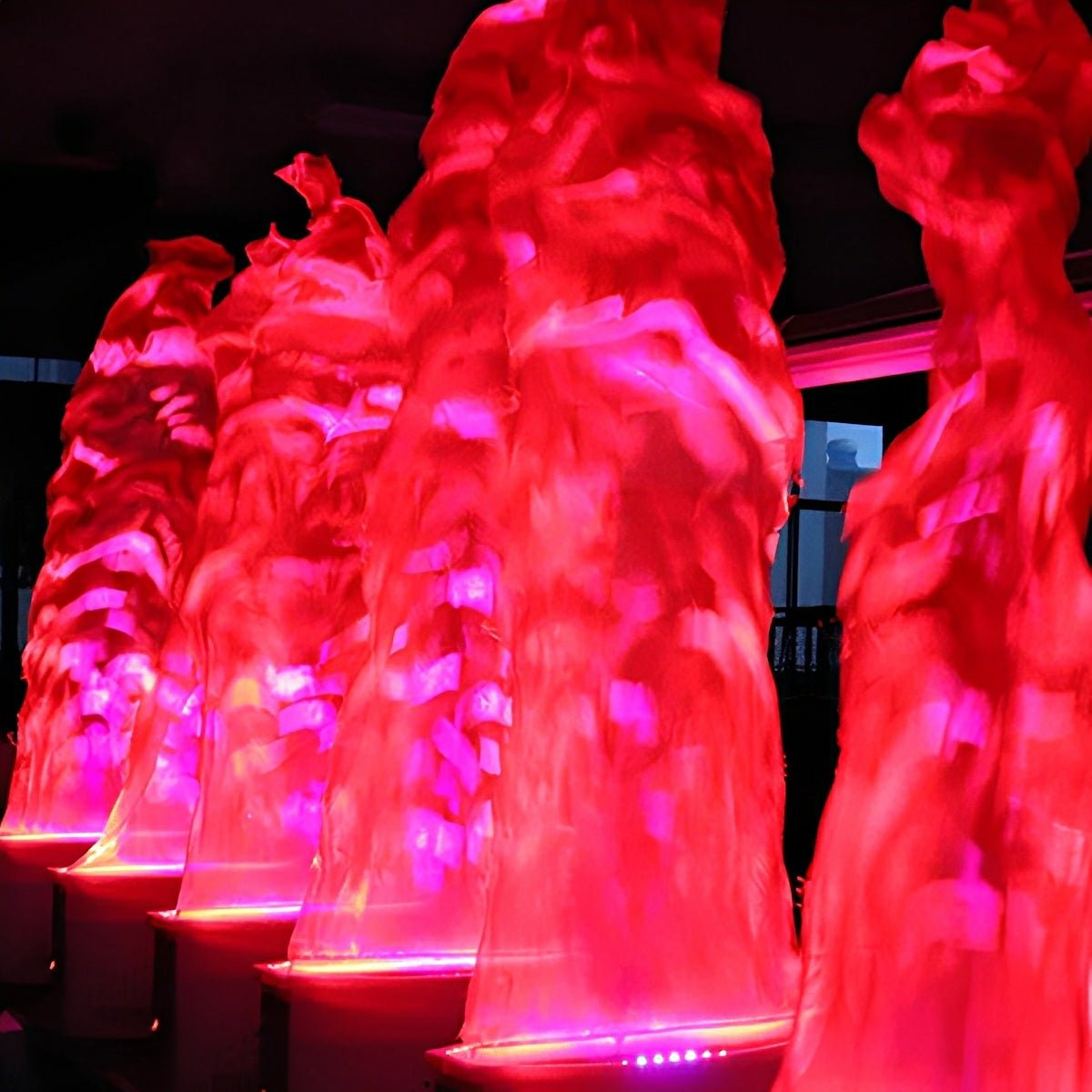 Outdoor Fake LED Flame Light Effects Lighting Christmas Bonfire Party Decor