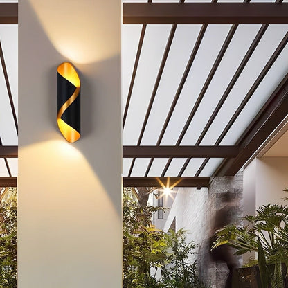 Outdoor LED Up and Down Light Waterproof Modern Wall Sconce Lighting
