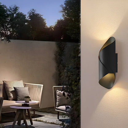 Outdoor LED Up and Down Light Waterproof Modern Wall Sconce Lighting