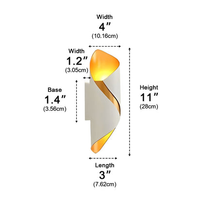 Outdoor LED Up and Down Light Waterproof Modern Wall Sconce Lighting