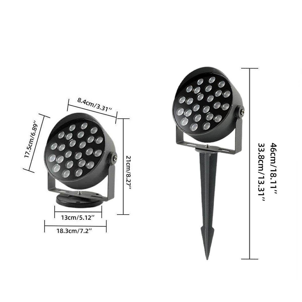 DC24V Outdoor Waterproof LED Spot Lights Trees Lights
