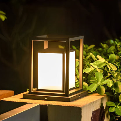 Outdoor Waterproof LED Black Modern Outdoor Fence Post Lights