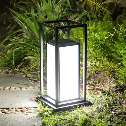 Outdoor Waterproof LED Black Modern Outdoor Fence Post Lights