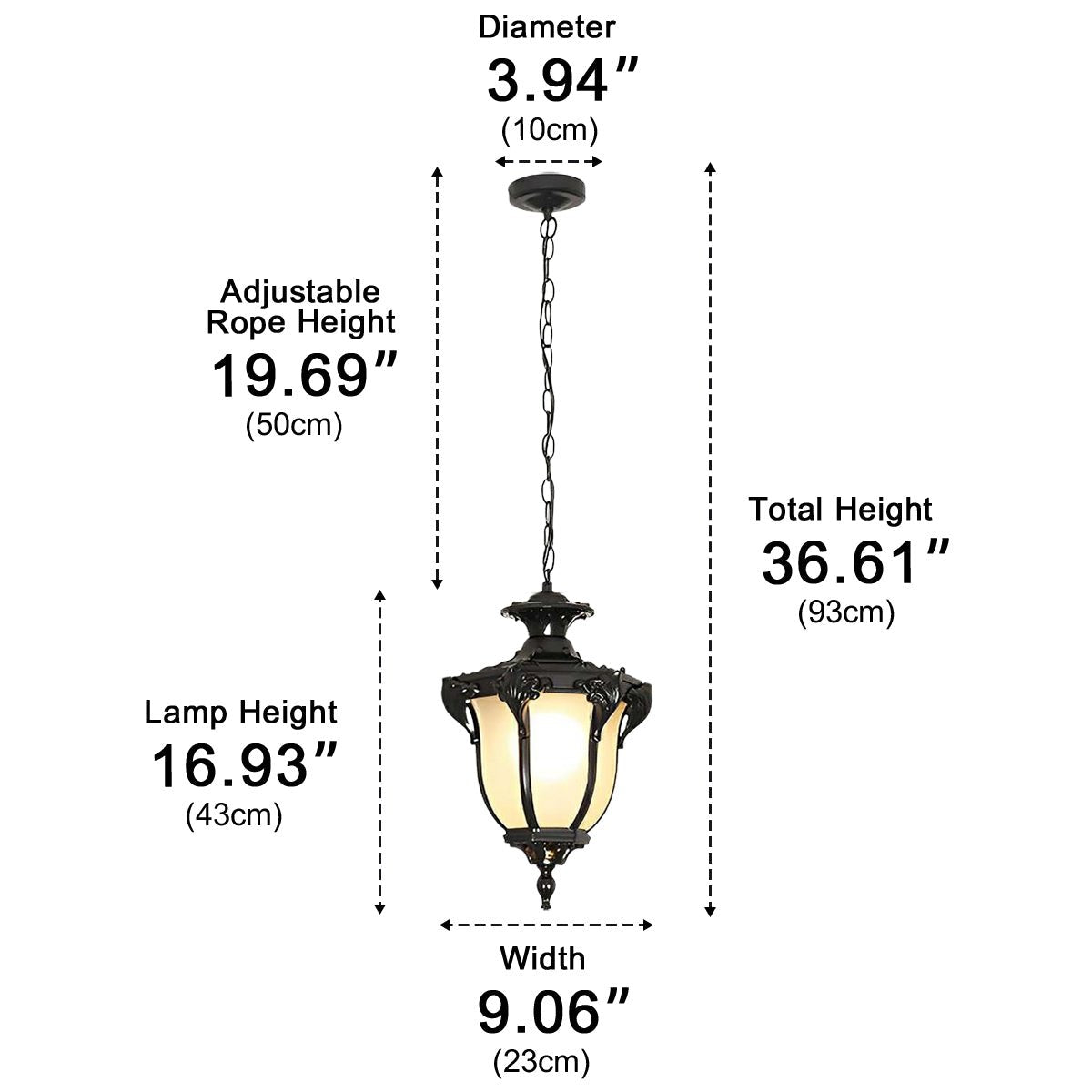 Outdoor Waterproof LED Ceiling Pendant Lights